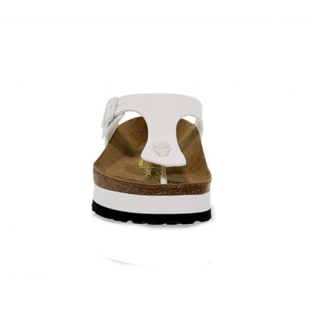 Birkenstock Papillio Gizeh Platform Sandals – White Size EU 36 US Women’s 5–5.5 - Picture 8 of 15